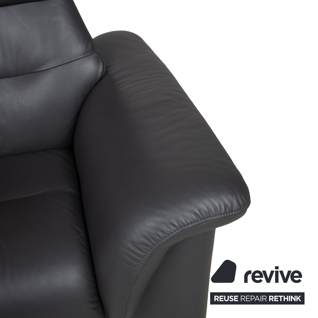 Canapé deux places Stressless Como en cuir vert