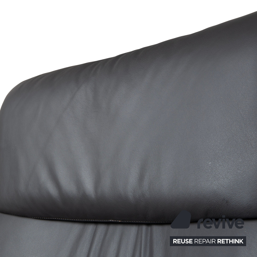 Canapé deux places Stressless Como en cuir vert