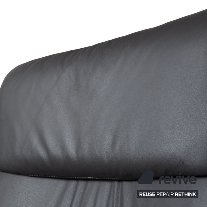 Canapé deux places Stressless Como en cuir vert