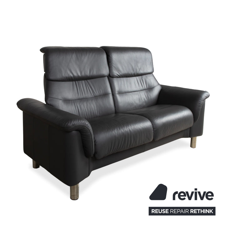 Canapé deux places Stressless Como en cuir vert