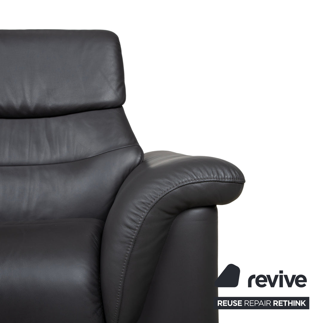 Canapé deux places Stressless Como en cuir vert
