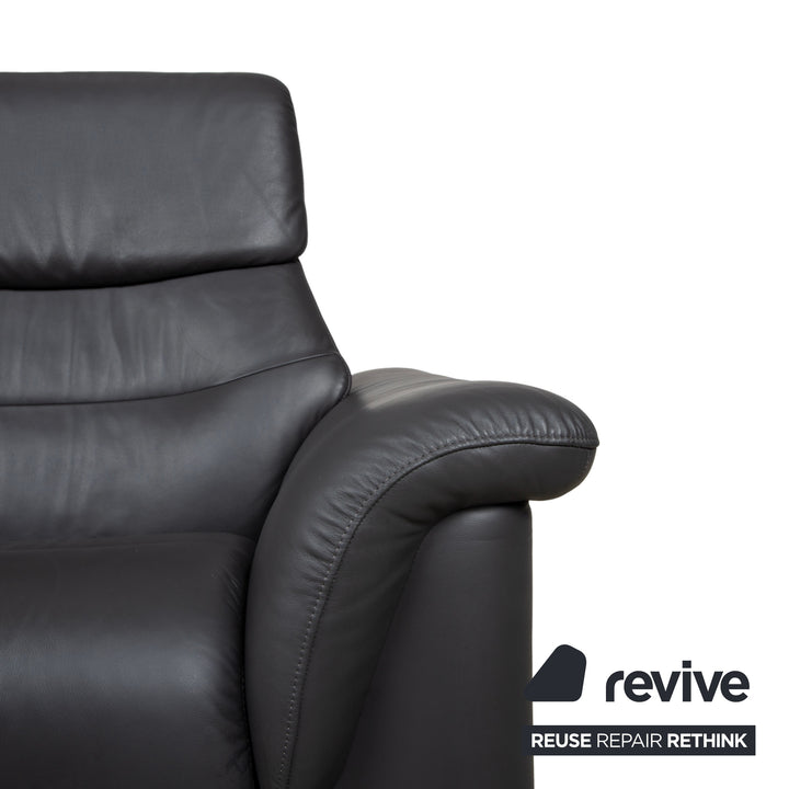Canapé deux places Stressless Como en cuir vert