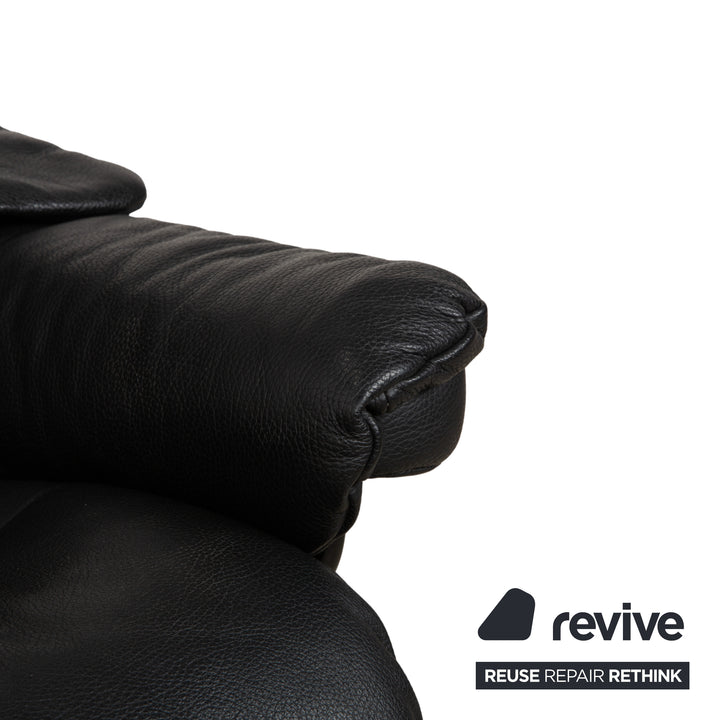 Stressless Reno Leder Sessel Schwarz manuelle Funktion