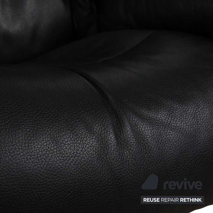 Stressless Reno Leder Sessel Schwarz manuelle Funktion