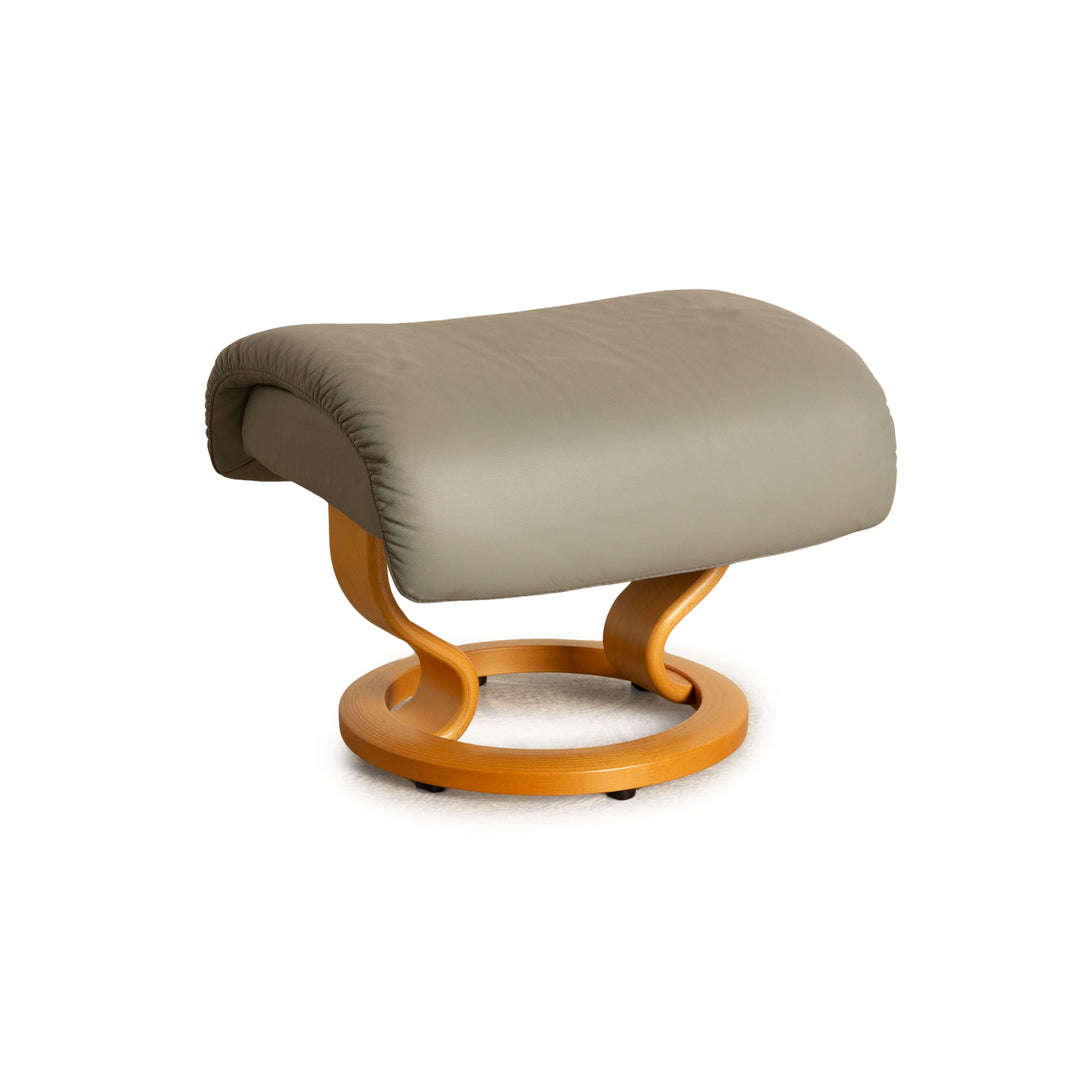 Tabouret en cuir Stressless Vision gris