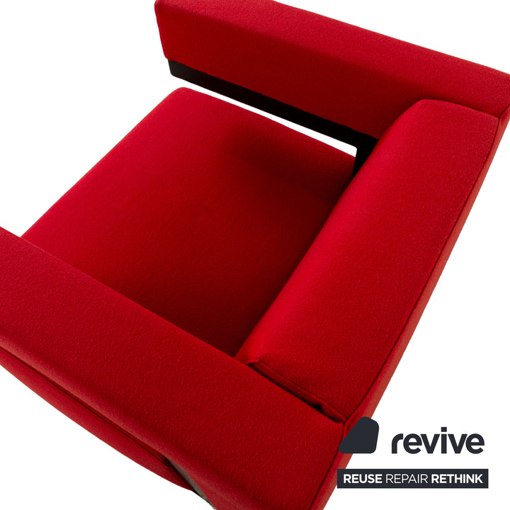 Fauteuil en tissu Tecta F51 Gropius rouge