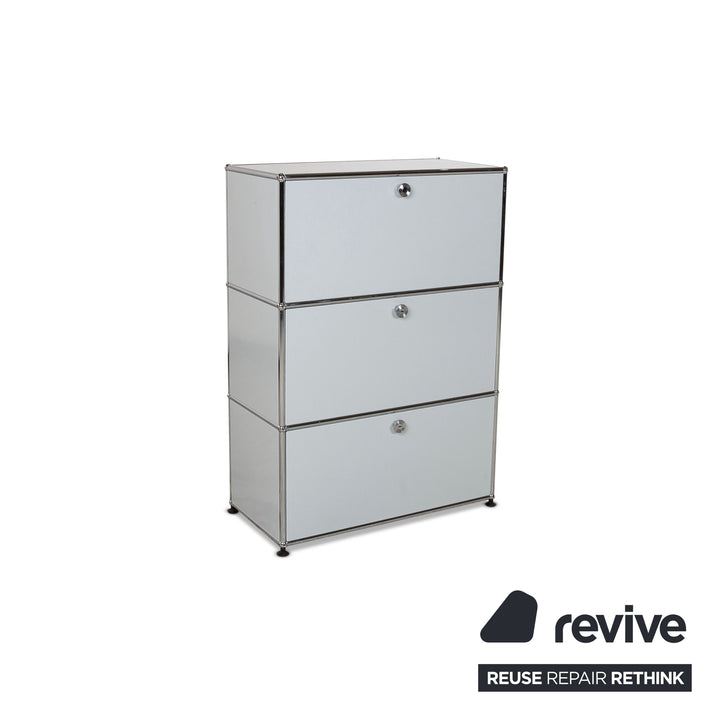 USM Haller Buffet en acier gris haut