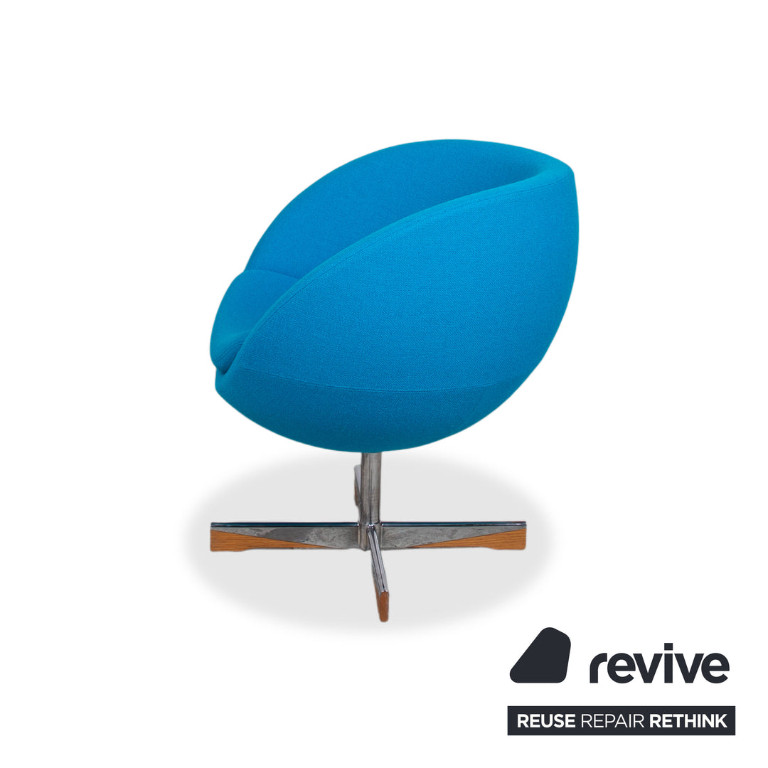 Varier Planet Fabric Armchair Blue Light Blue Turquoise Swivel Function