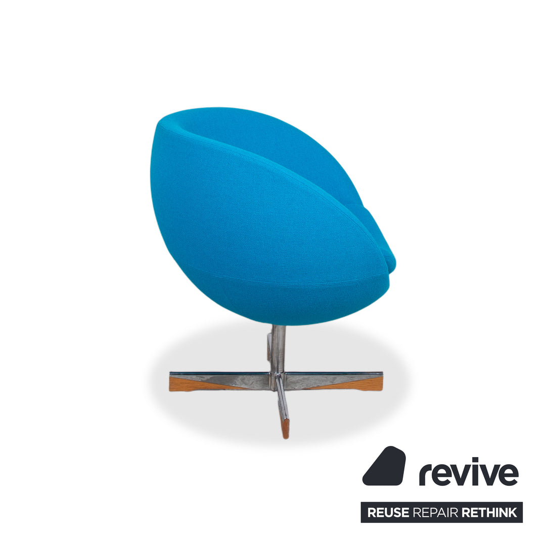 Varier Planet Fabric Armchair Blue Light Blue Turquoise Swivel Function