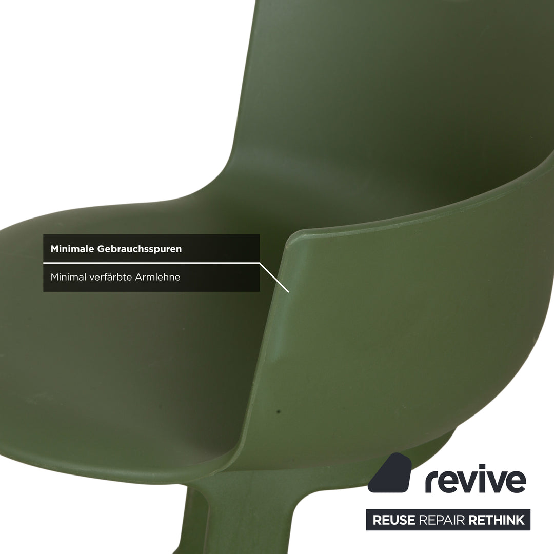 Varier Social Tilt Green Plastic Rocking Chair Green by Snøhetta
