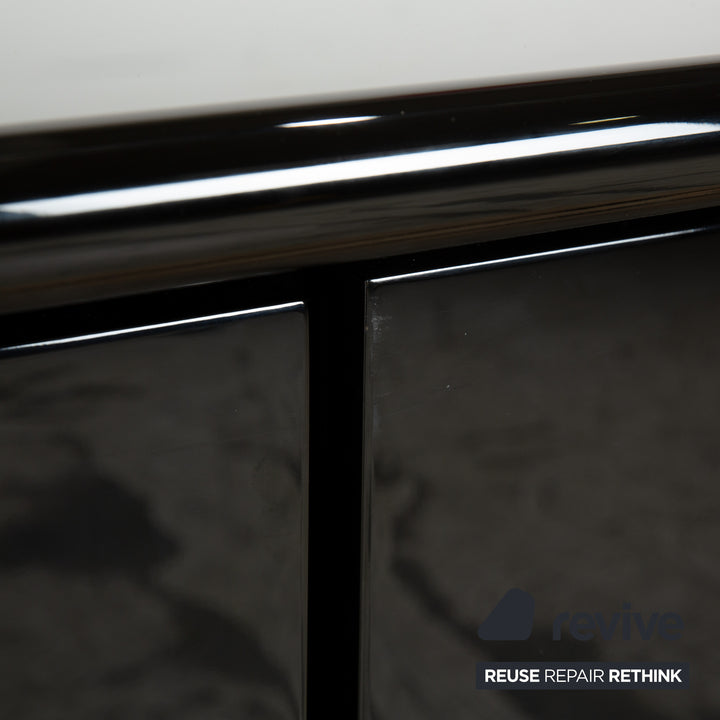 Verardo Holz Sideboard Schwarz