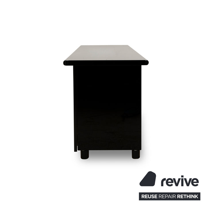 Verardo Holz Sideboard Schwarz