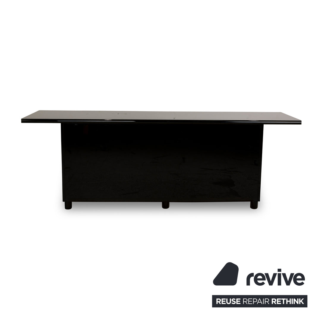 Verardo Holz Sideboard Schwarz
