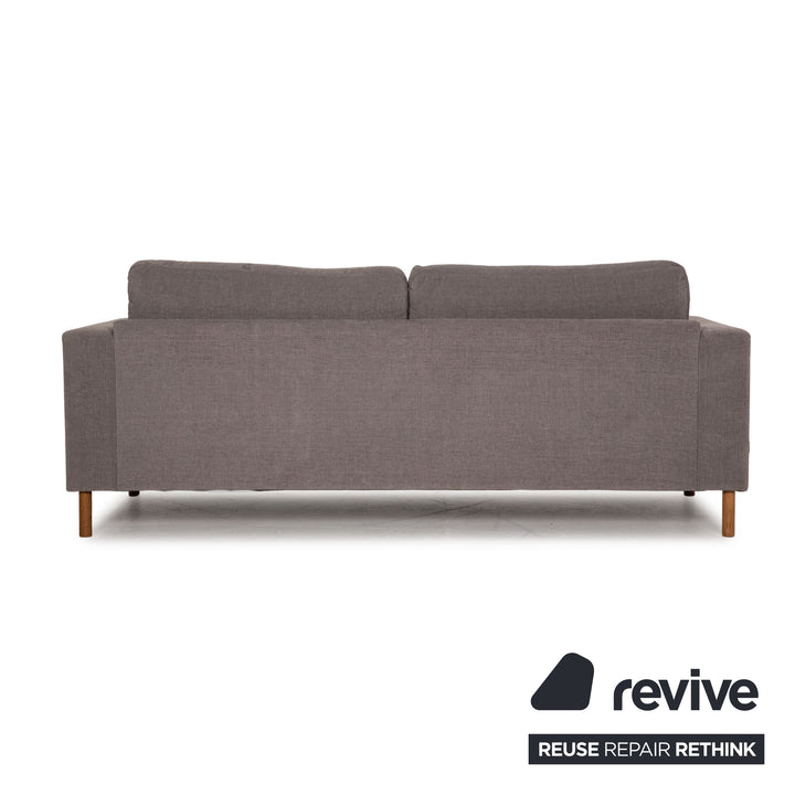 Vilmers Artic Fabric Sofa Gray Three Seater Couch