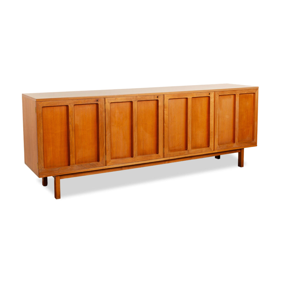 Vintage wooden sideboard brown by Karl-Erik Ekselius