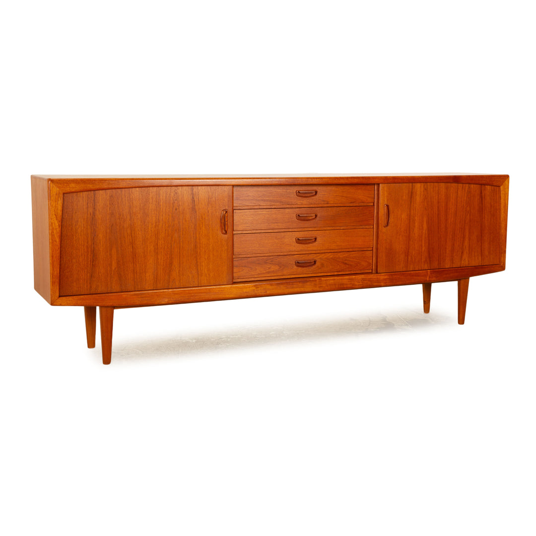 Buffet vintage en bois de teck marron