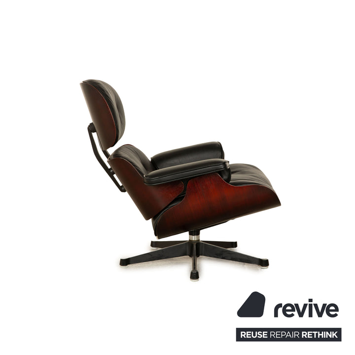 Vitra Eames Lounge Chair Leder Sessel Schwarz