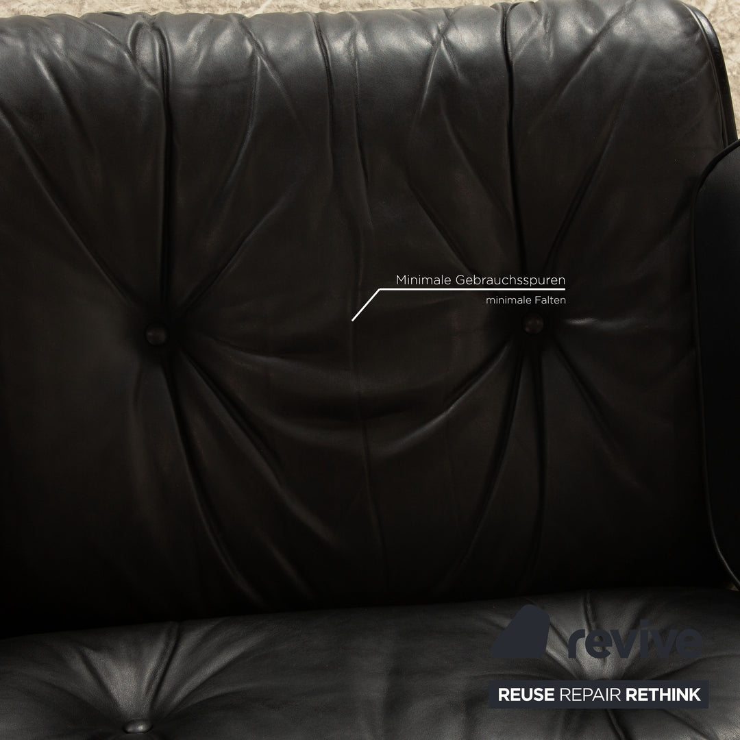 Vitra Eames Lounge Chair Leder Sessel Schwarz