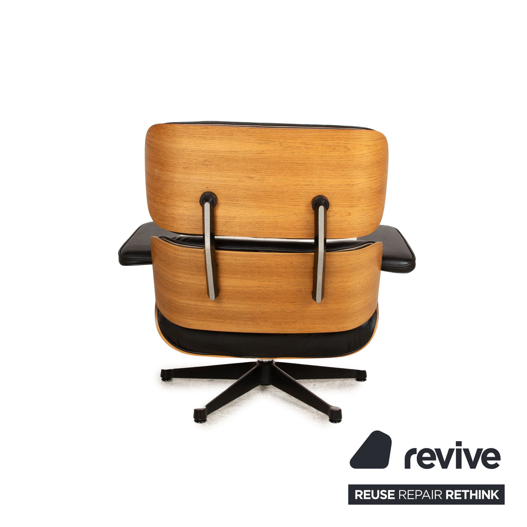 Vitra Eames Lounge Chair Leder Sessel Schwarz
