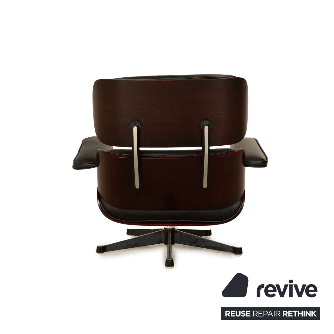 Vitra Eames Lounge Chair Leder Sessel Schwarz