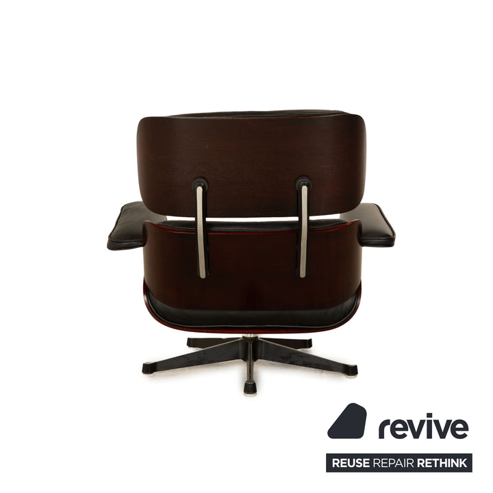 Vitra Eames Lounge Chair Leder Sessel Schwarz