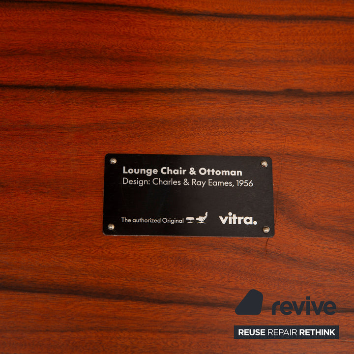 Vitra Eames Lounge Chair Noir avec Ottoman