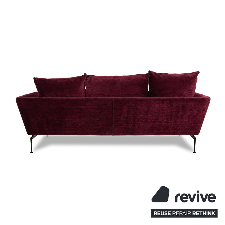 Vitra Suita Stoff Dreisitzer Lila Sofa Couch