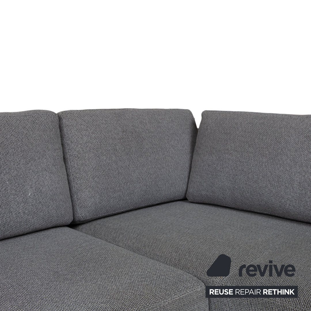 Walter Knoll Big Blue Stoff Ecksofa Grau manuelle Funktion Sofa Couch