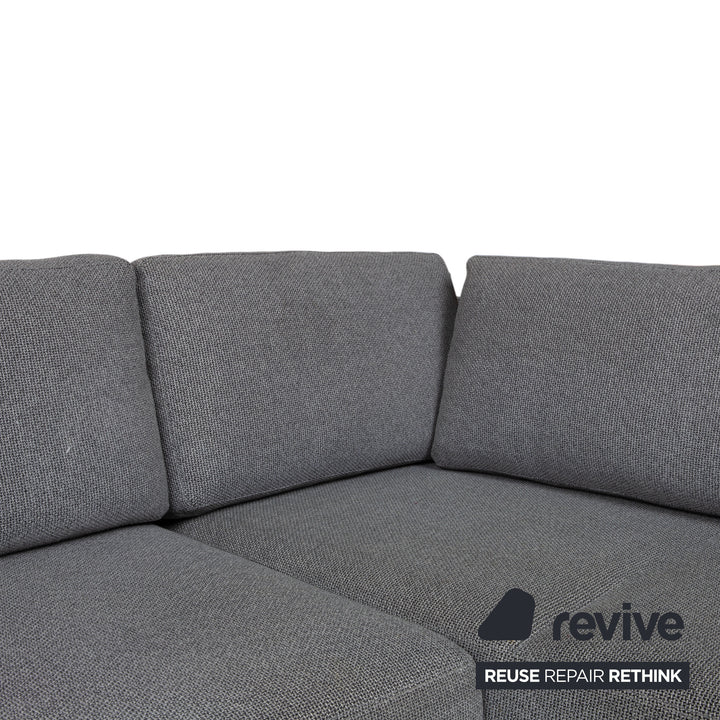 Walter Knoll Big Blue Stoff Ecksofa Grau manuelle Funktion Sofa Couch