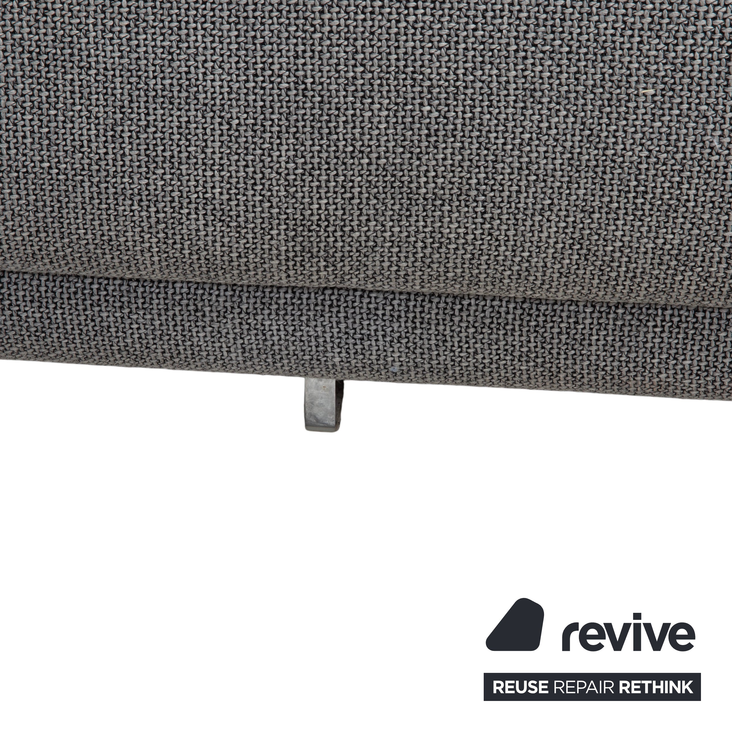 Walter Knoll Big Blue Fabric Corner Sofa Grey Manual Function Sofa Couch