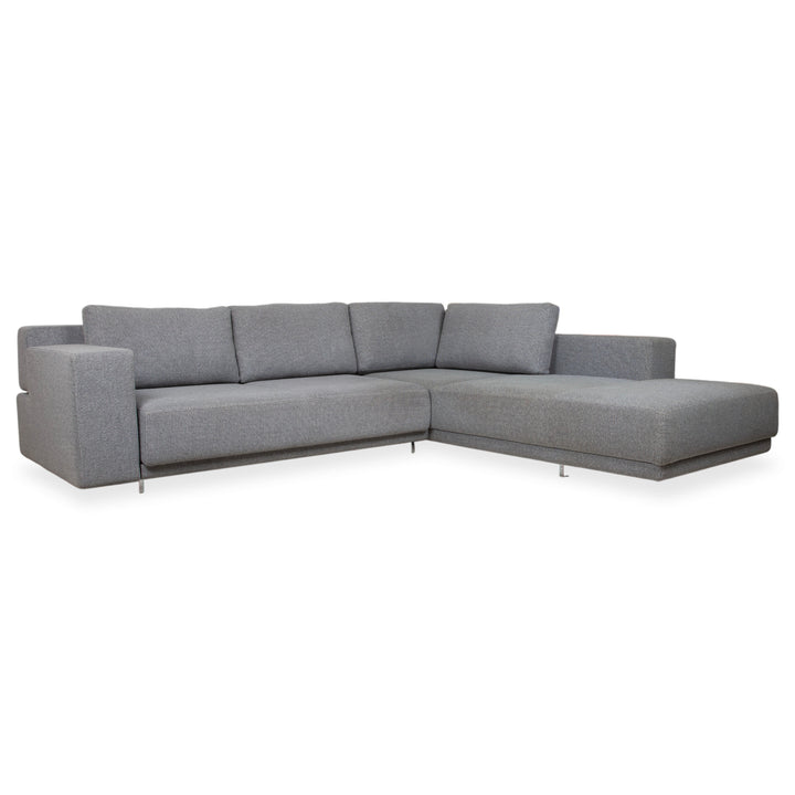 Walter Knoll Big Blue Stoff Ecksofa Grau manuelle Funktion Sofa Couch