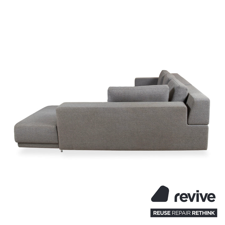 Walter Knoll Big Blue Stoff Ecksofa Grau manuelle Funktion Sofa Couch
