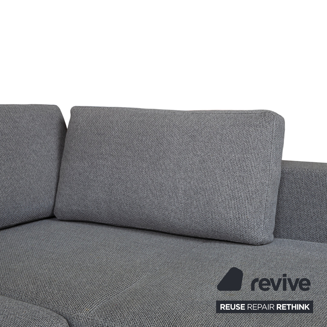 Walter Knoll Big Blue Stoff Ecksofa Grau manuelle Funktion Sofa Couch