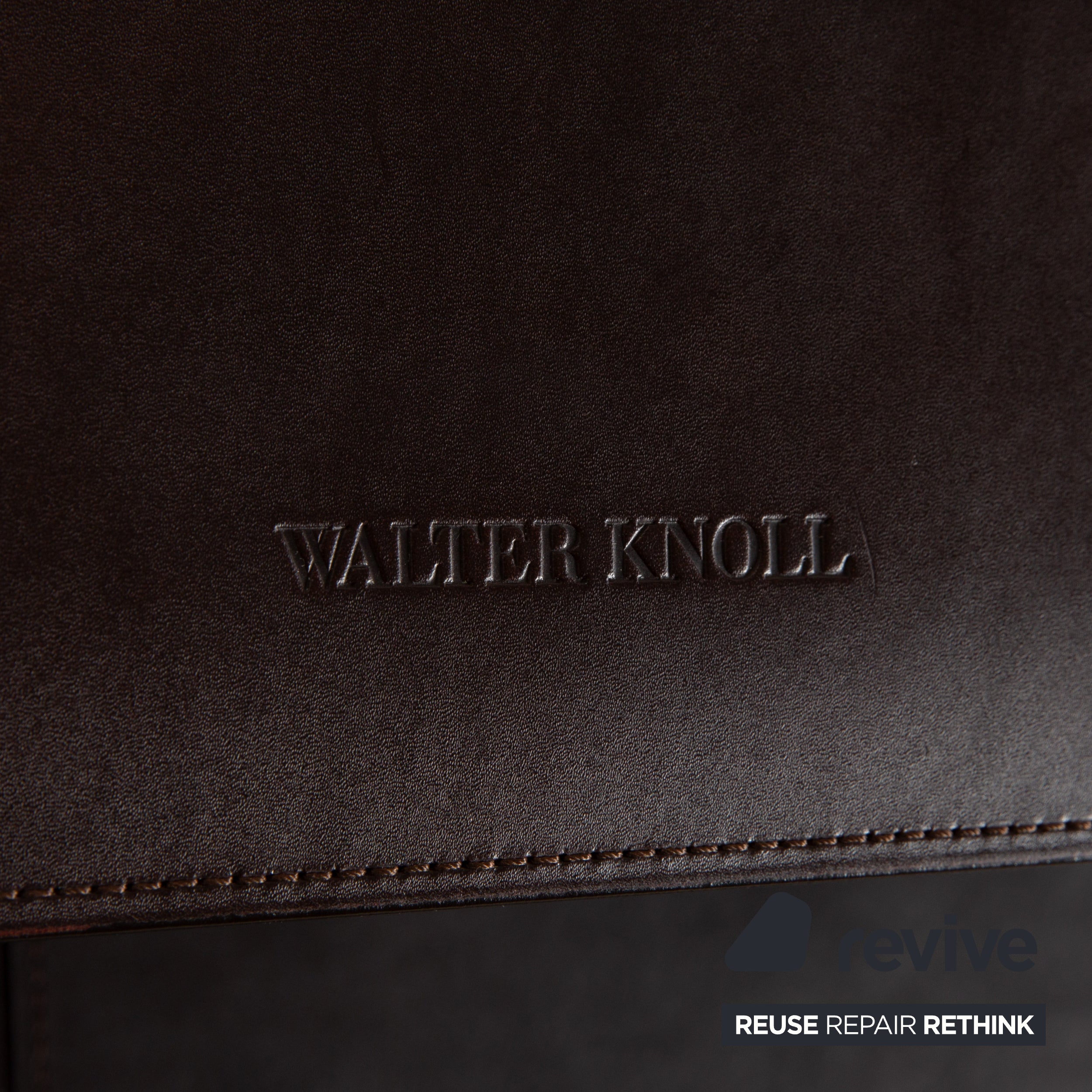 Canapé d'angle en tissu Walter Knoll Grand Suite gris clair avec rangement en cuir