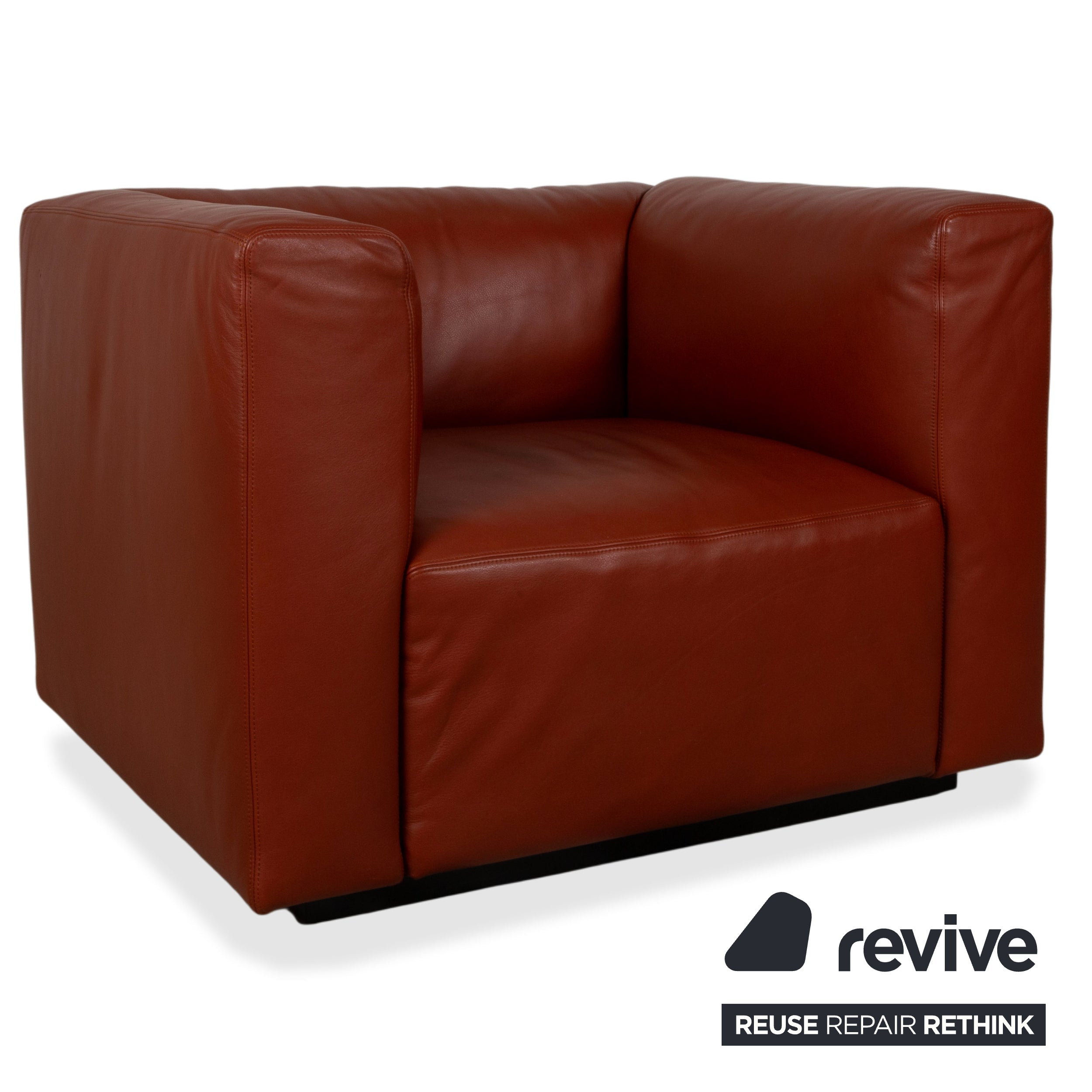 Walter Knoll Living Landscape Garnitur 2x 755 Leder Sessel Rot