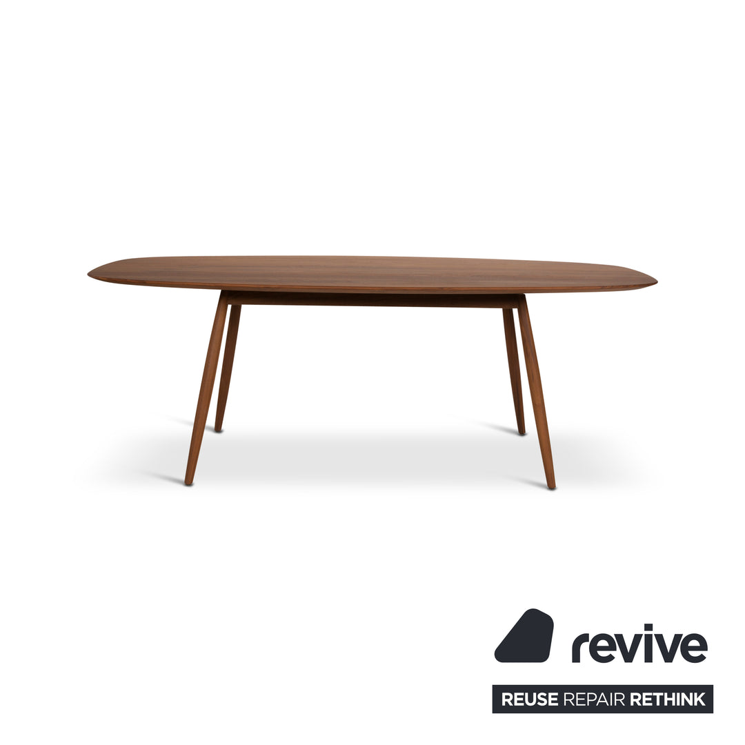 Walter Knoll Table à manger en bois Moualla marron