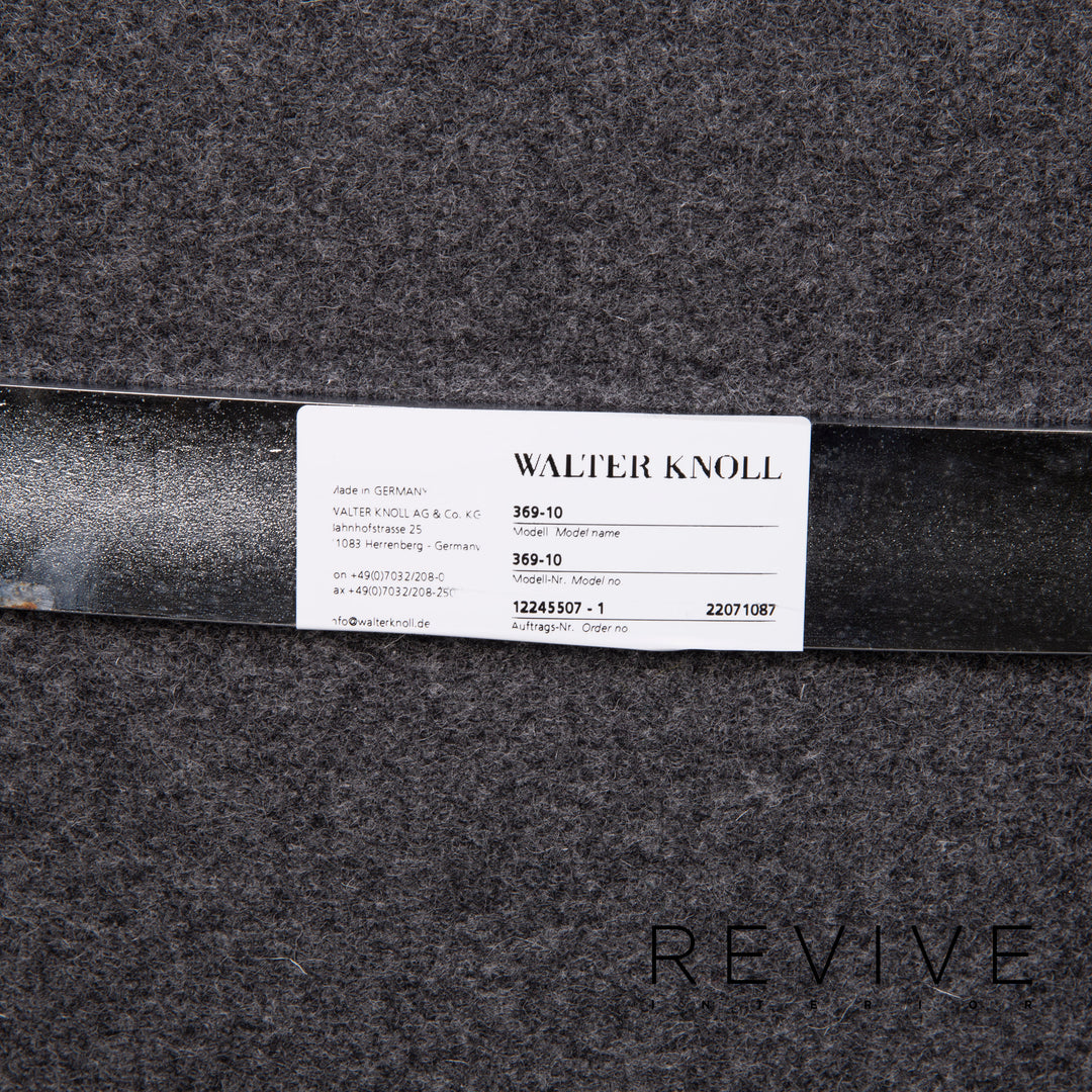 Walter Knoll Stoff Sessel Anthrazit #15276