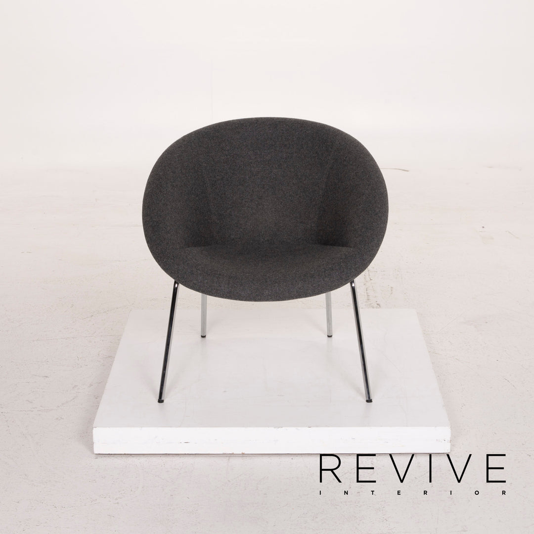 Walter Knoll Stoff Sessel Anthrazit #15276