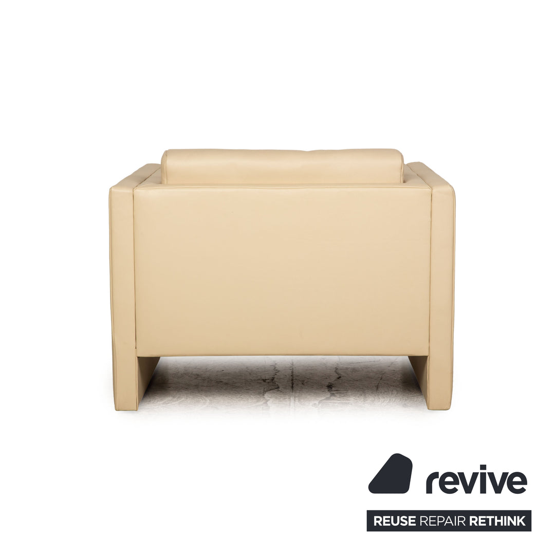 Walter Knoll Studio 191 Leder Sessel Creme