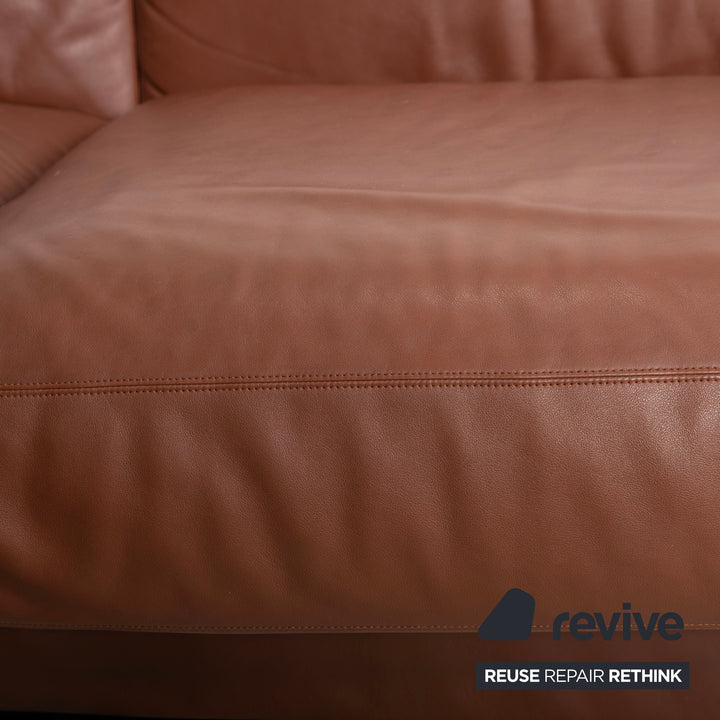 Walter Knoll Yuuto Leder Ecksofa Braun Kastanie Mokka Sofa Couch