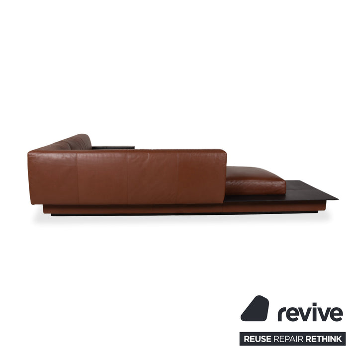 Walter Knoll Yuuto Leder Ecksofa Braun Kastanie Mokka Sofa Couch
