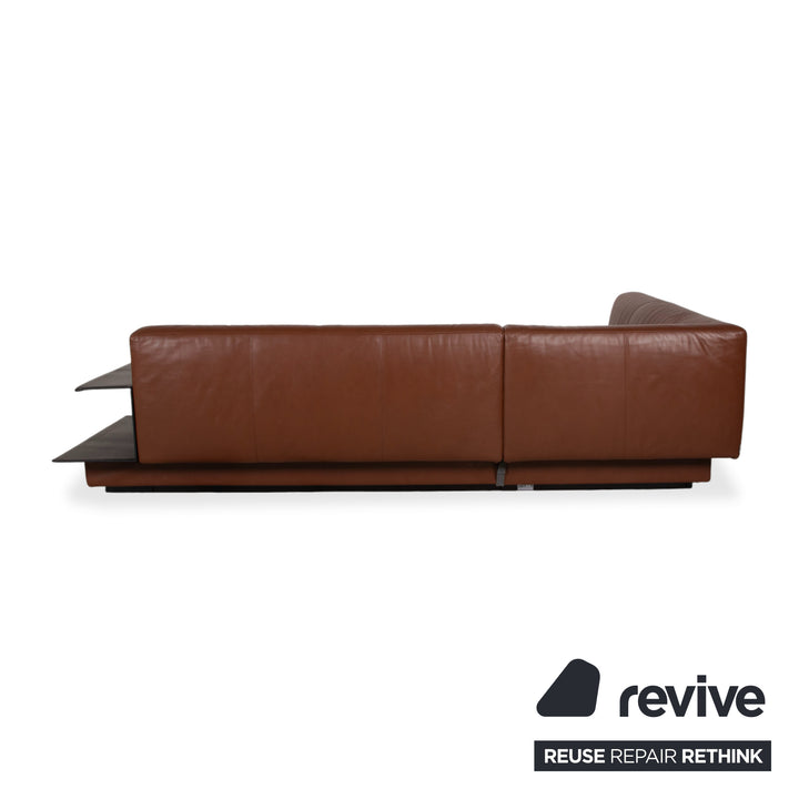 Walter Knoll Yuuto Leder Ecksofa Braun Kastanie Mokka Sofa Couch