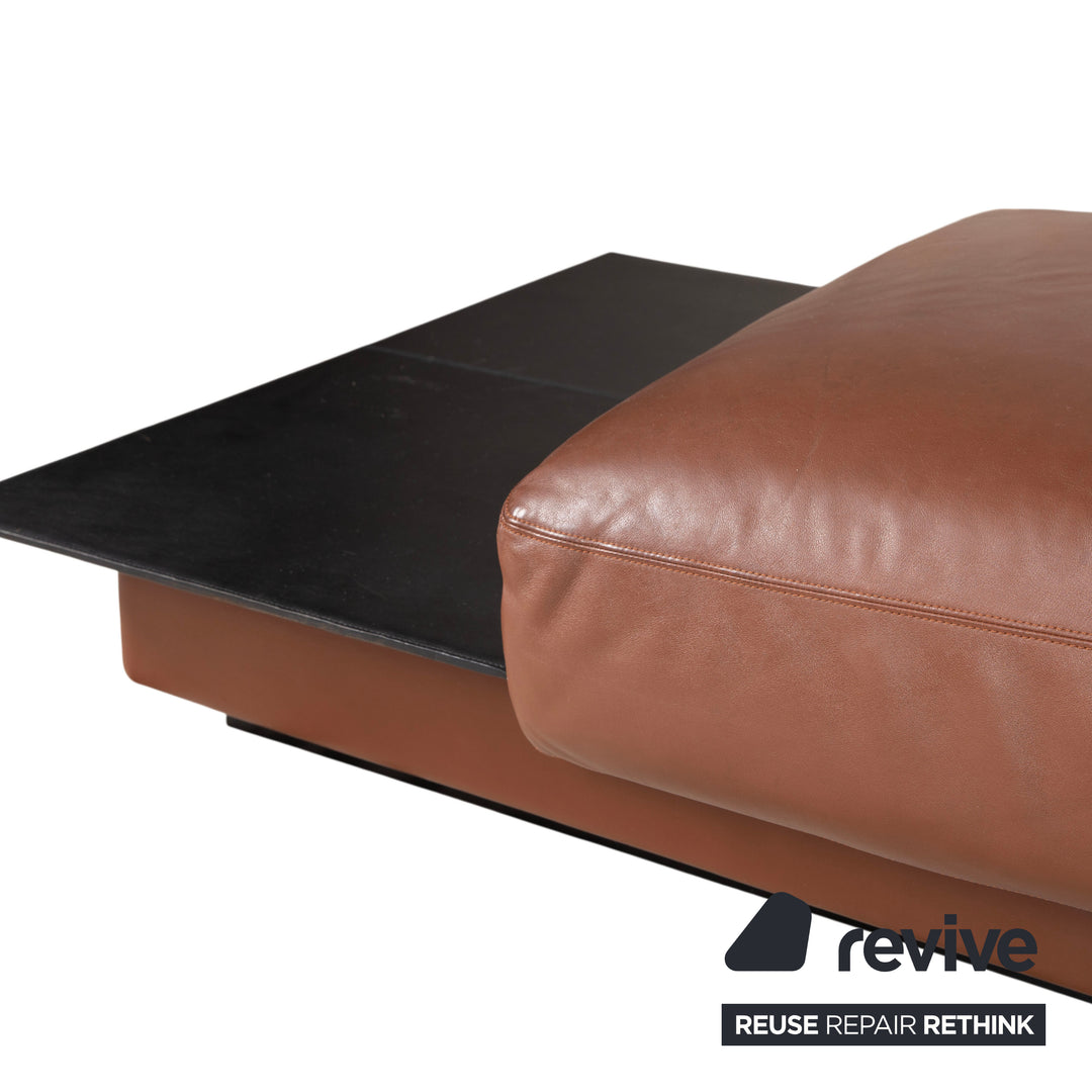 Walter Knoll Yuuto Leder Ecksofa Braun Kastanie Mokka Sofa Couch