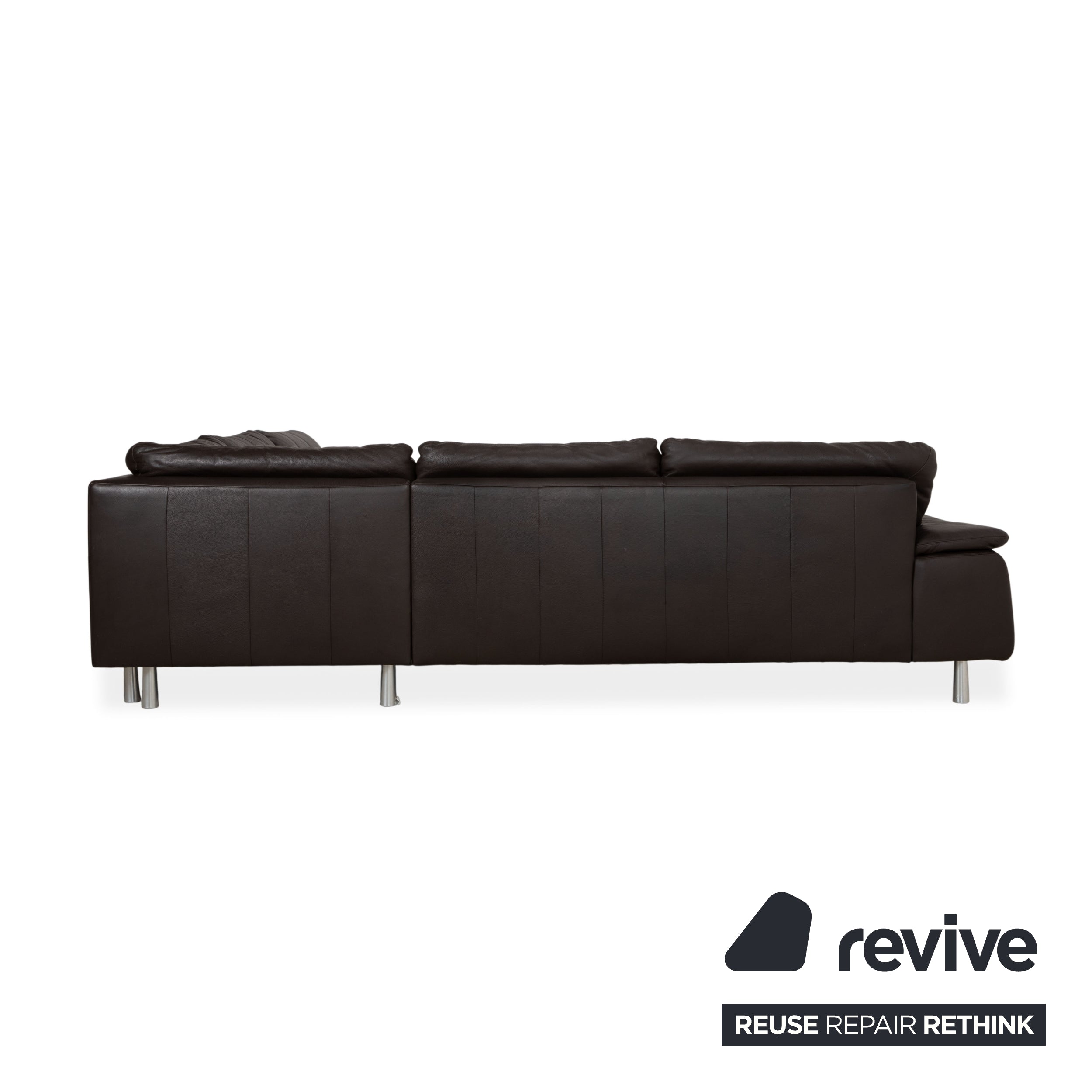 Willi Schillig Leder Ecksofa Braun Sofa Couch