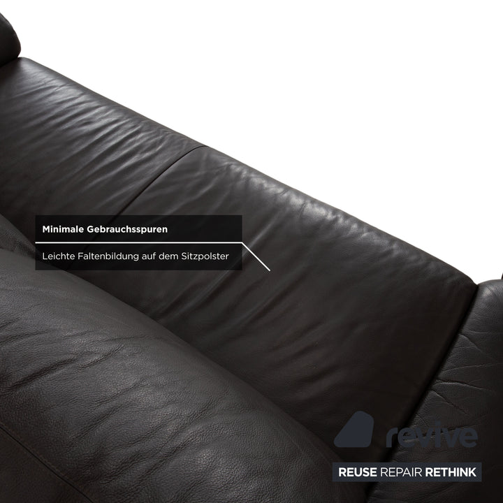 Willi Schillig Leder Ecksofa Braun Sofa Couch