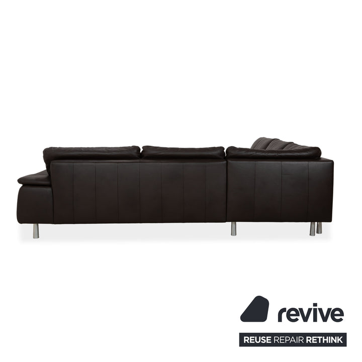 Willi Schillig Leder Ecksofa Braun Sofa Couch