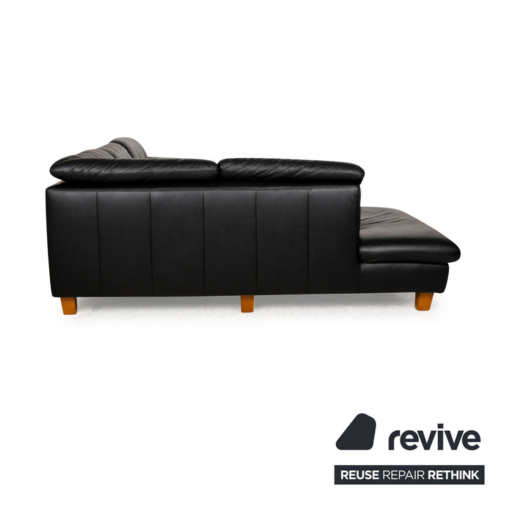 Willi Schillig Leder Ecksofa Schwarz Sofa Couch