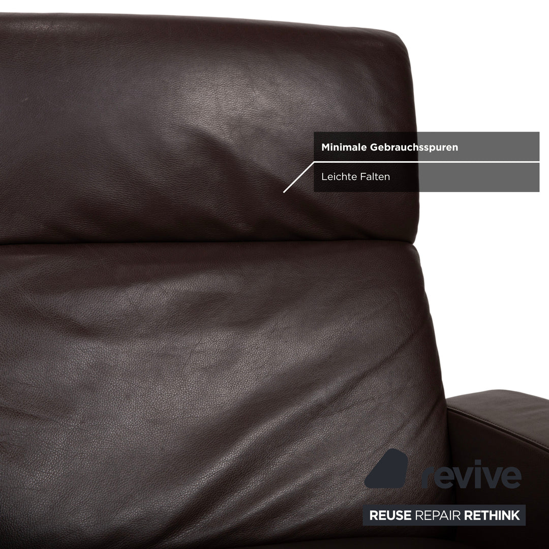 Willi Schillig Leder Sessel Braun