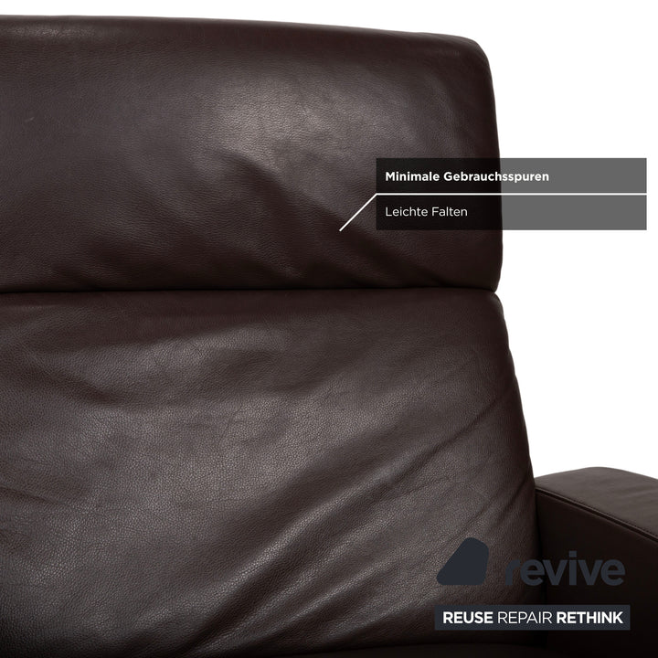 Willi Schillig Leder Sessel Braun