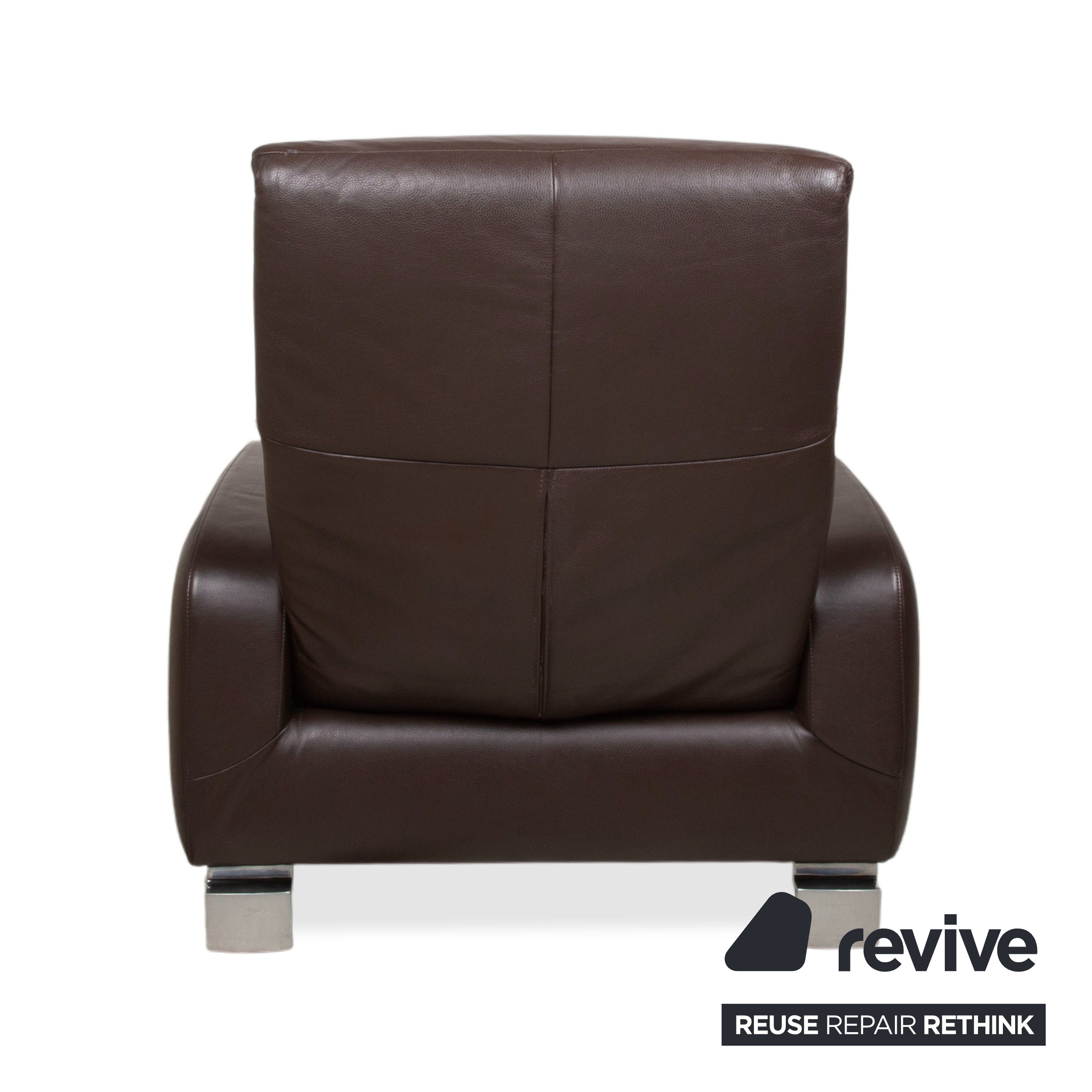 Willi Schillig Leder Sessel Braun